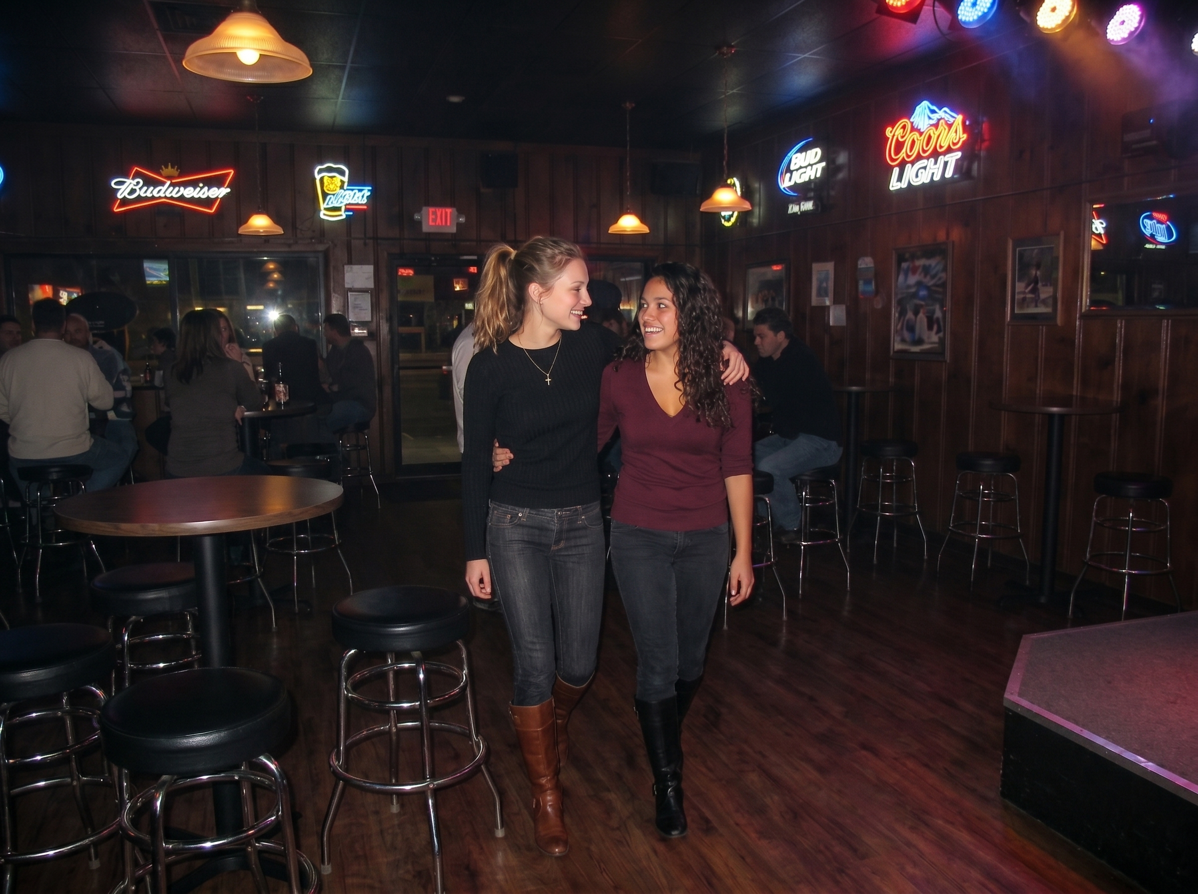 Victory walk after surviving my karaoke debut