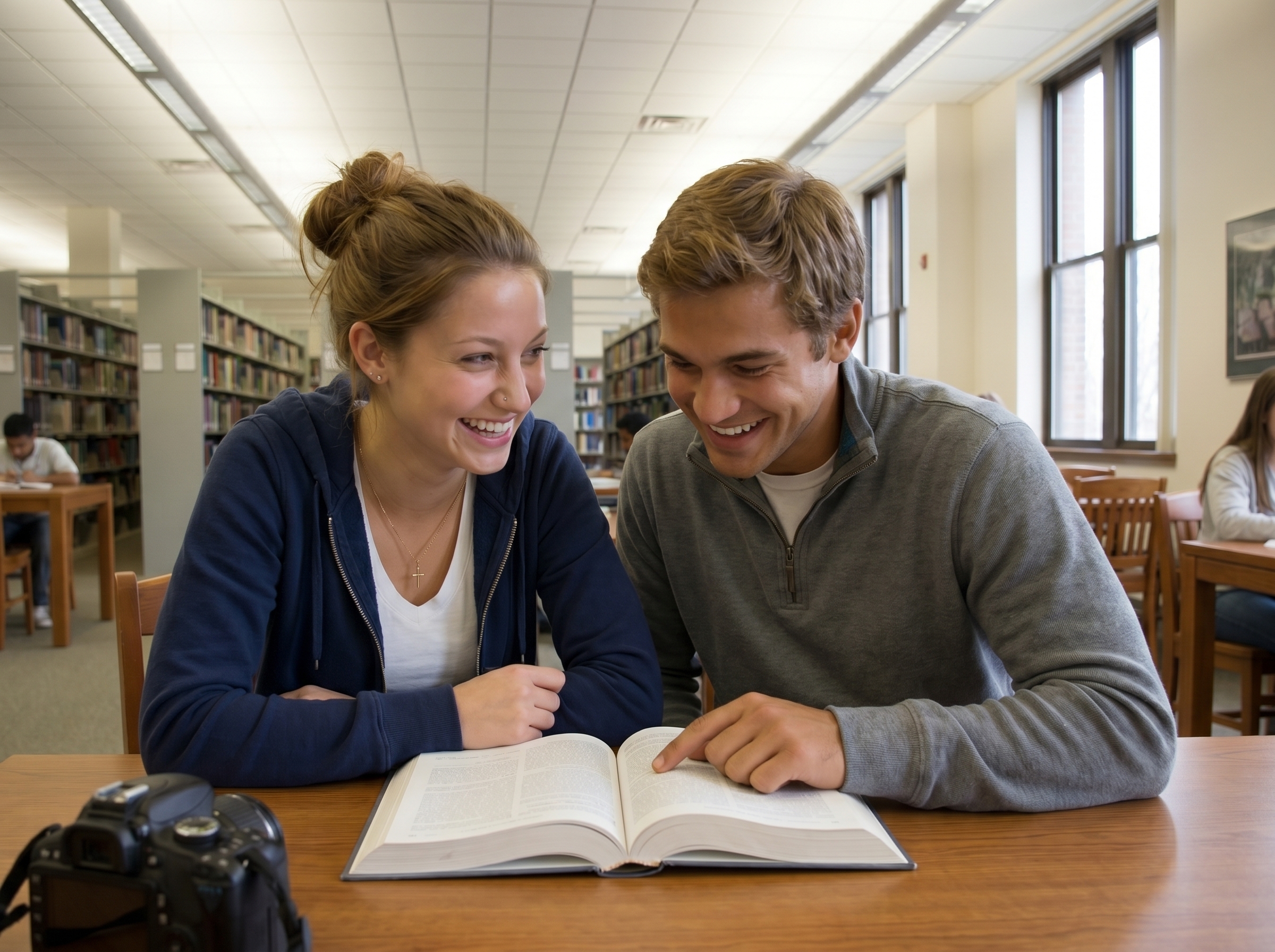 When your study partner finds your nursing notes hilarious.