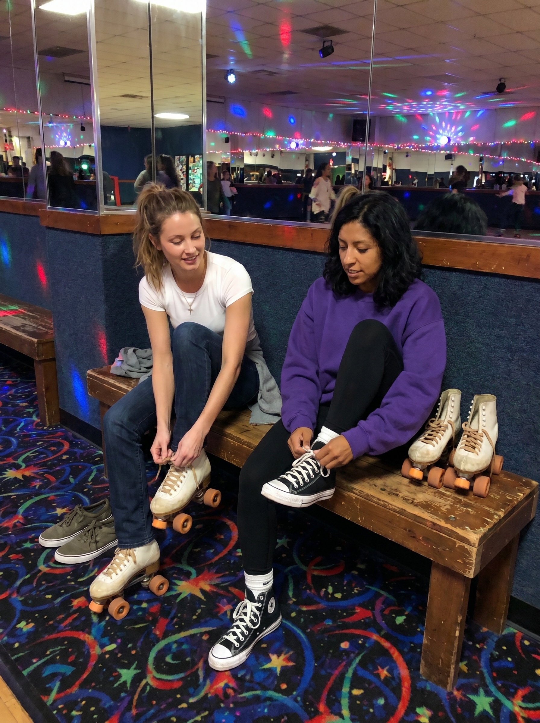 Rental skates: returned. Dignity: questionable.