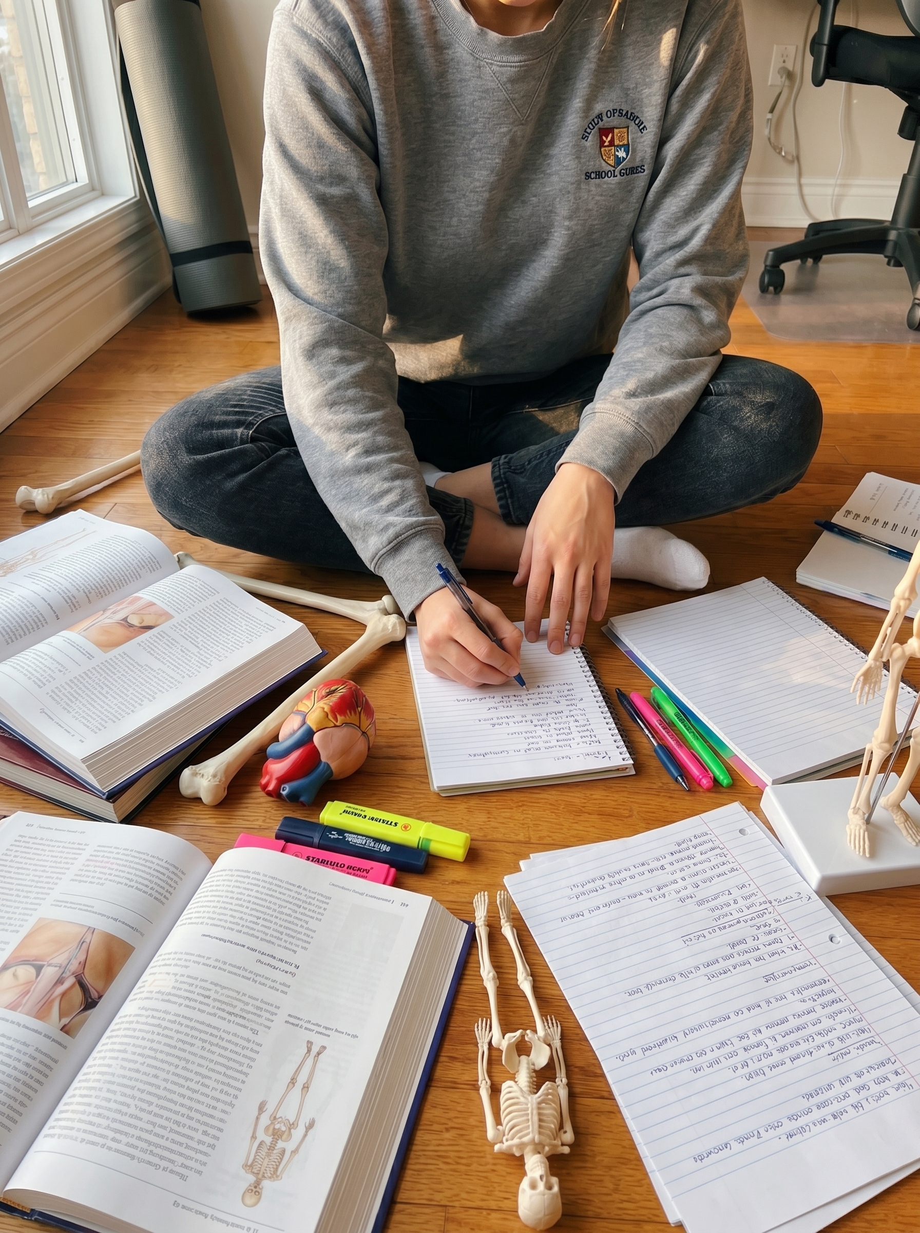 The beautiful chaos of learning every bone in the human body.