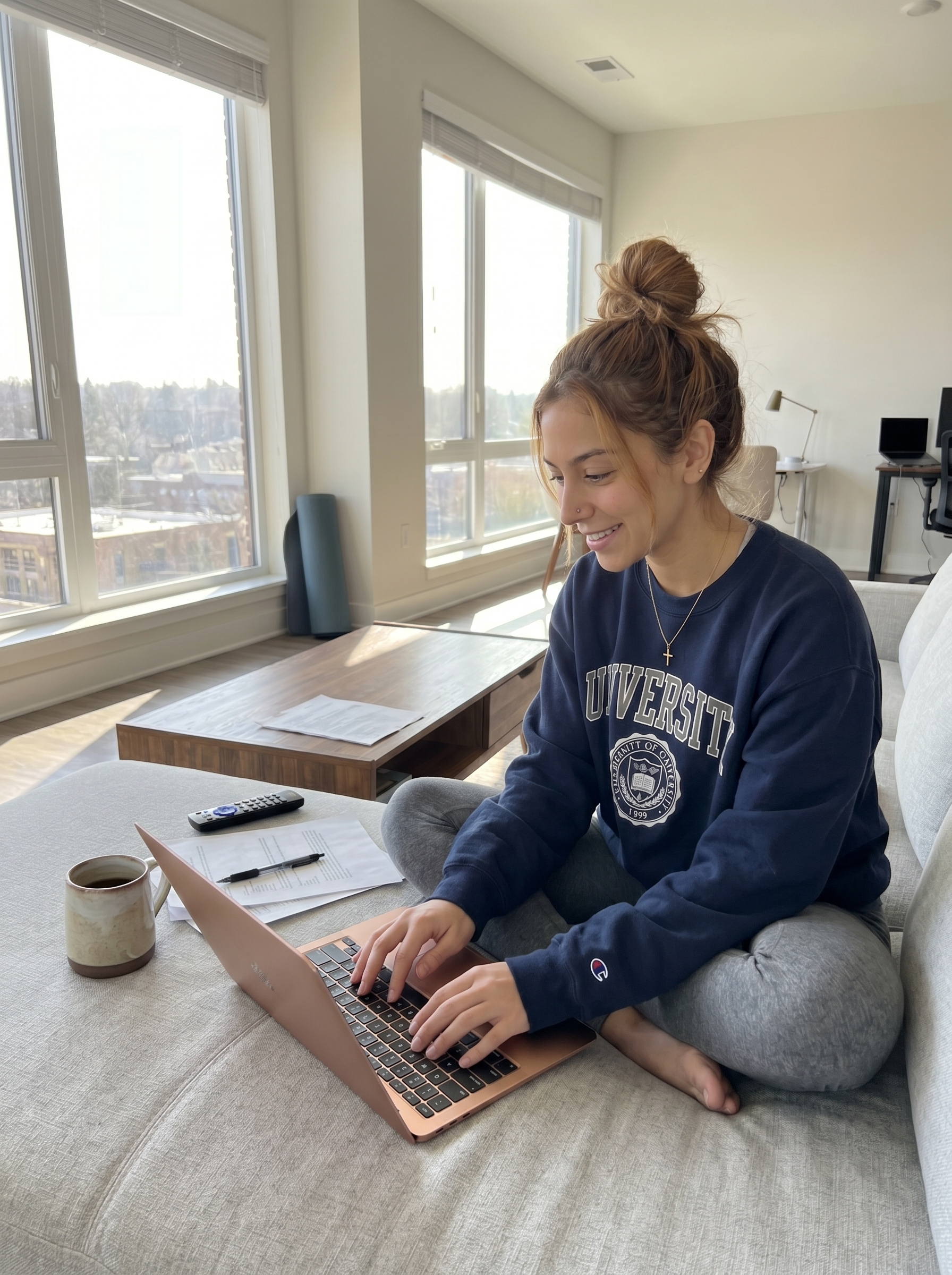 Deep in blog mode with my Sunday coffee.
