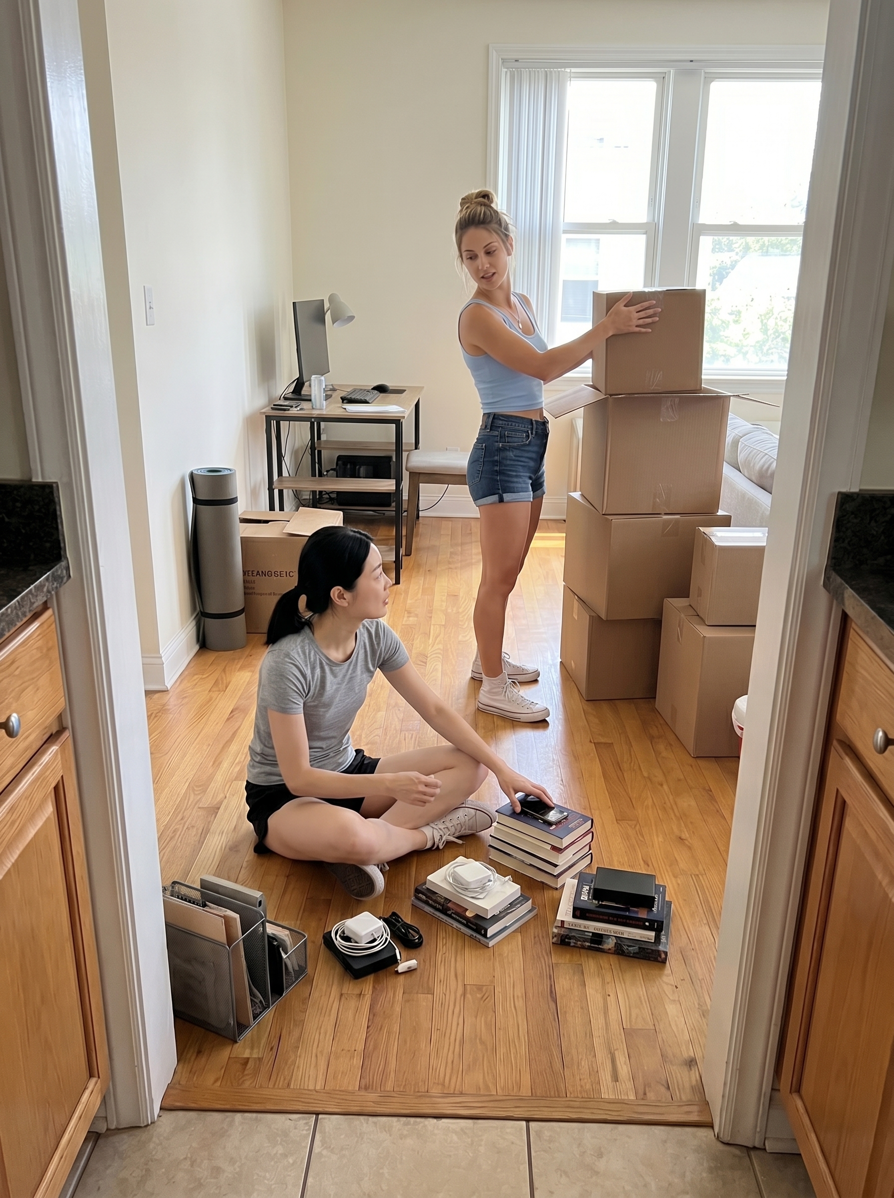 Division of labor: Sarah handles the detail work, I handle the heavy lifting.