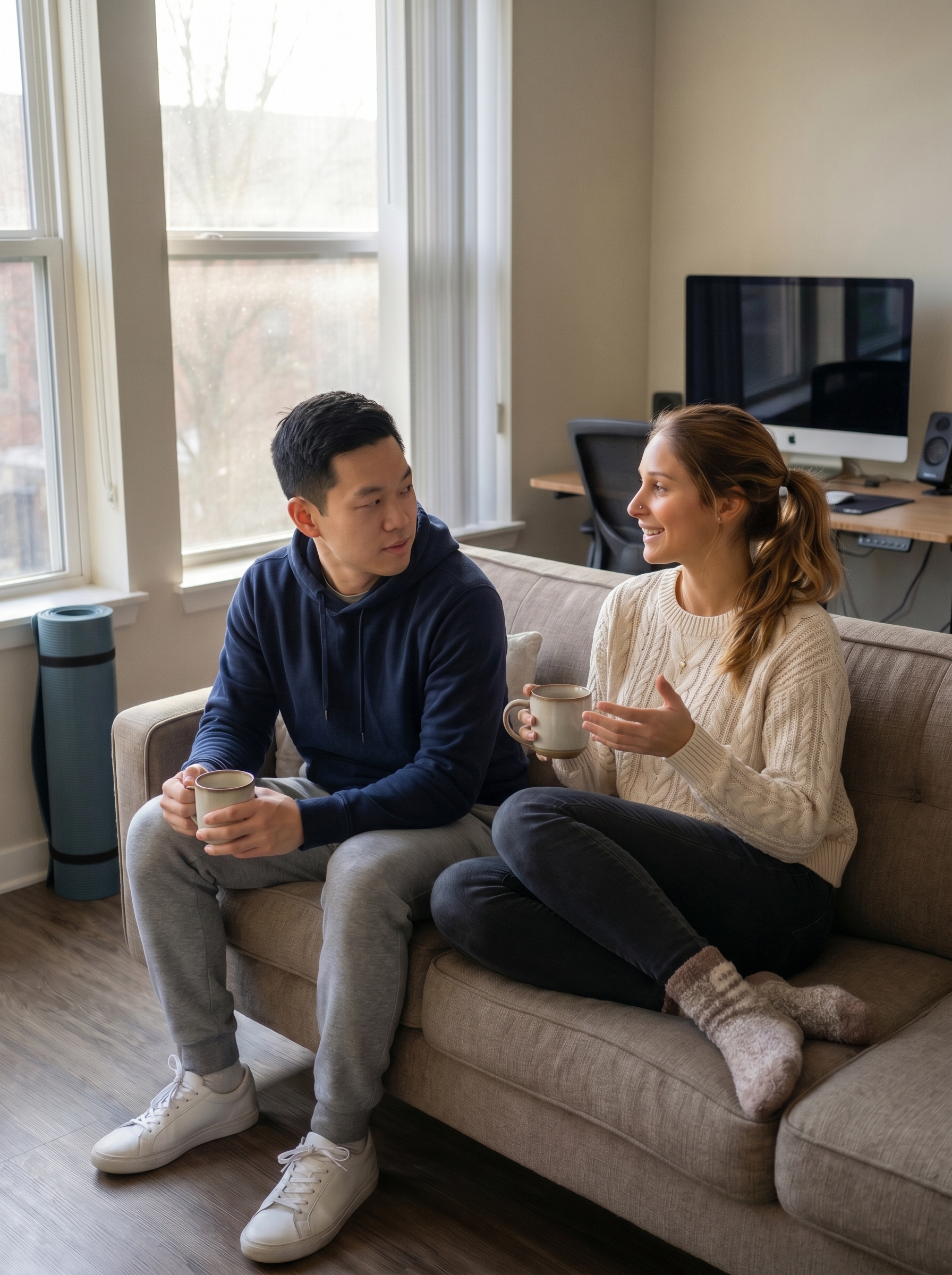 Mid-conversation animation