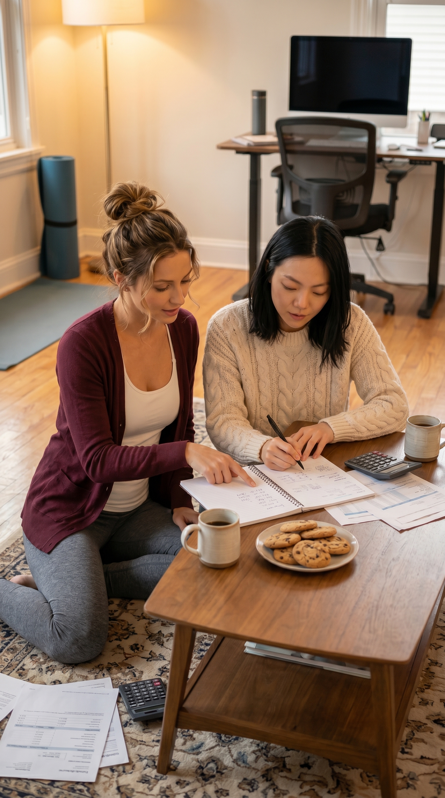 The actual budgeting part. Less fun than the cookies.