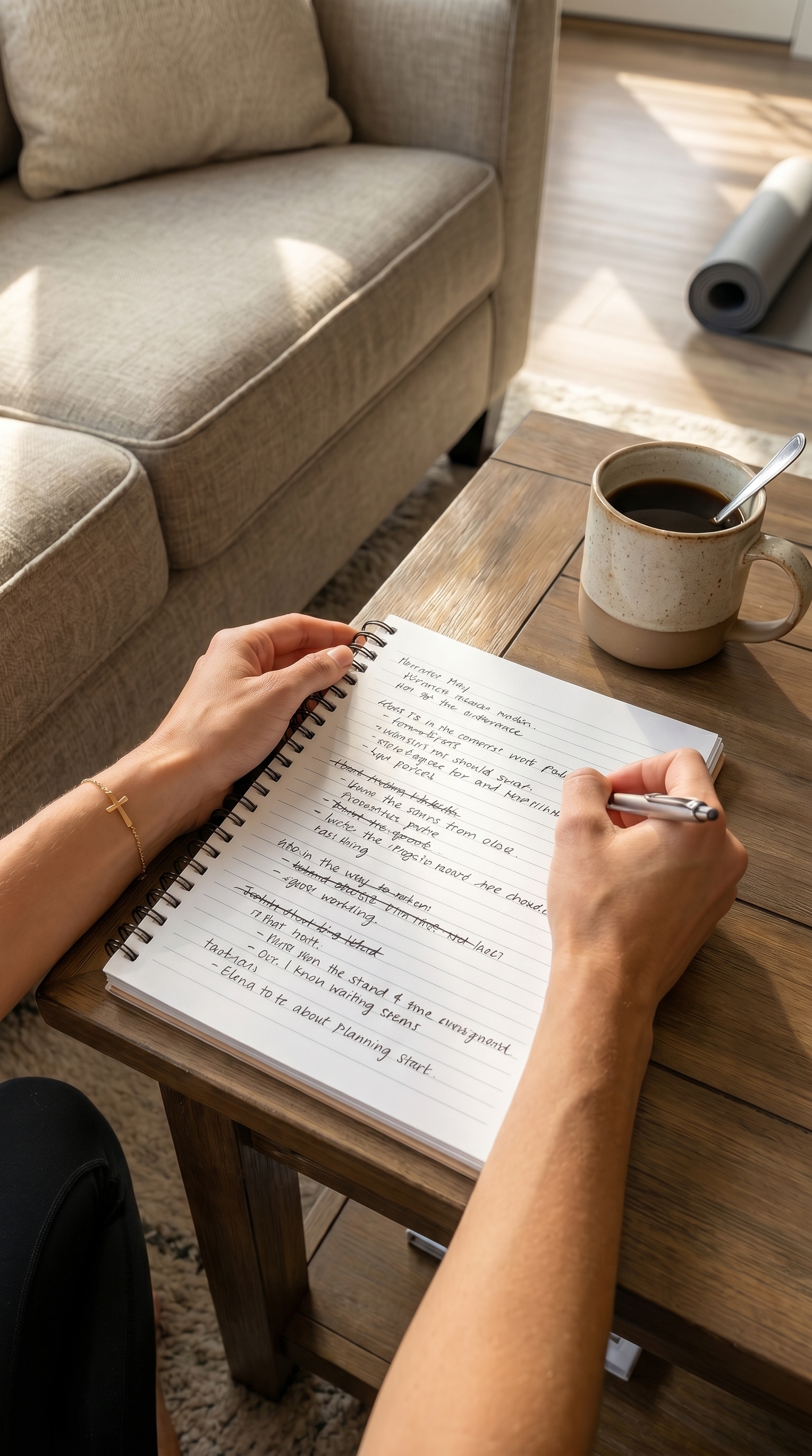 Processing through writing. Works every time.