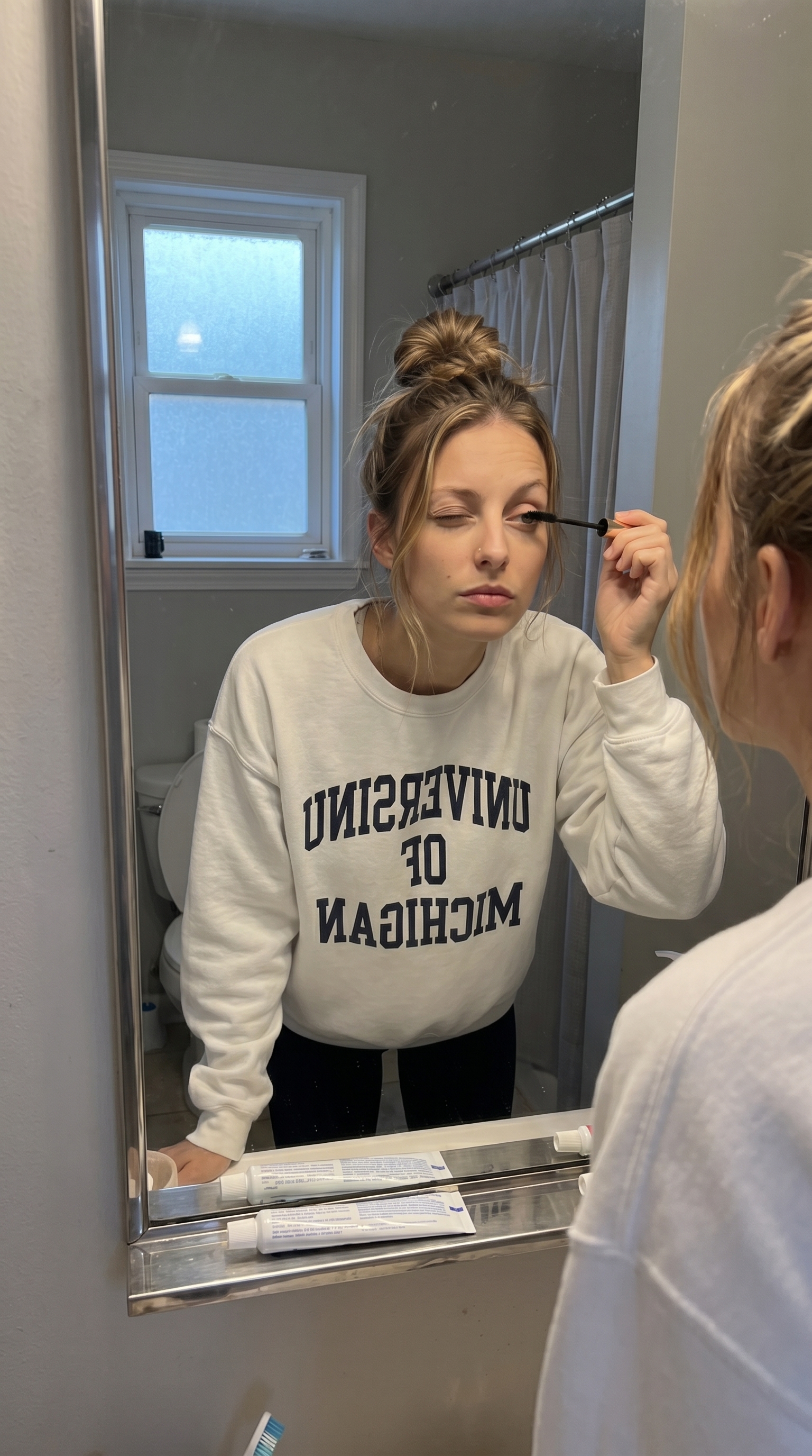 The mascara concentration face is real.