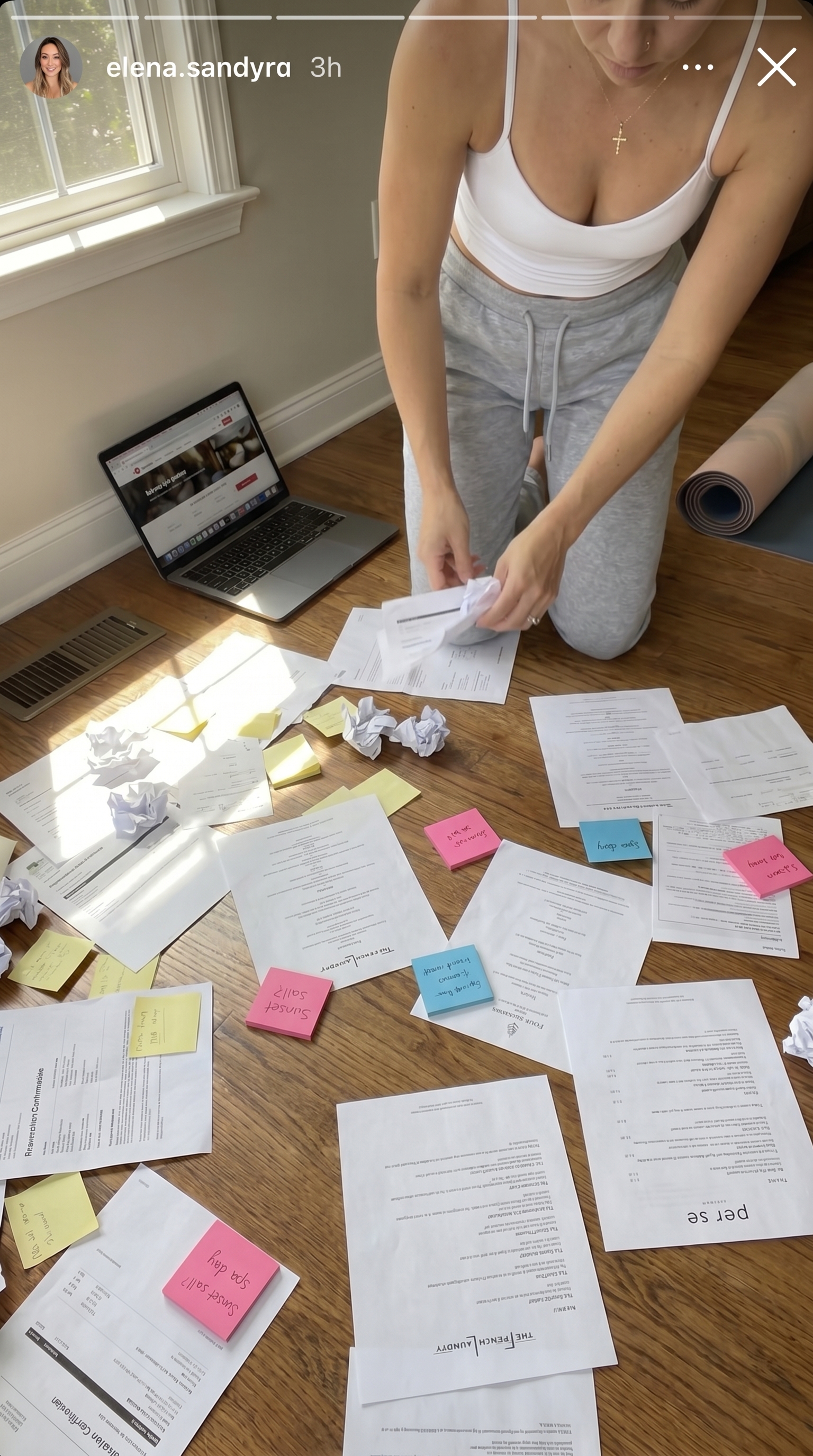 The evidence of three weeks of meticulous planning