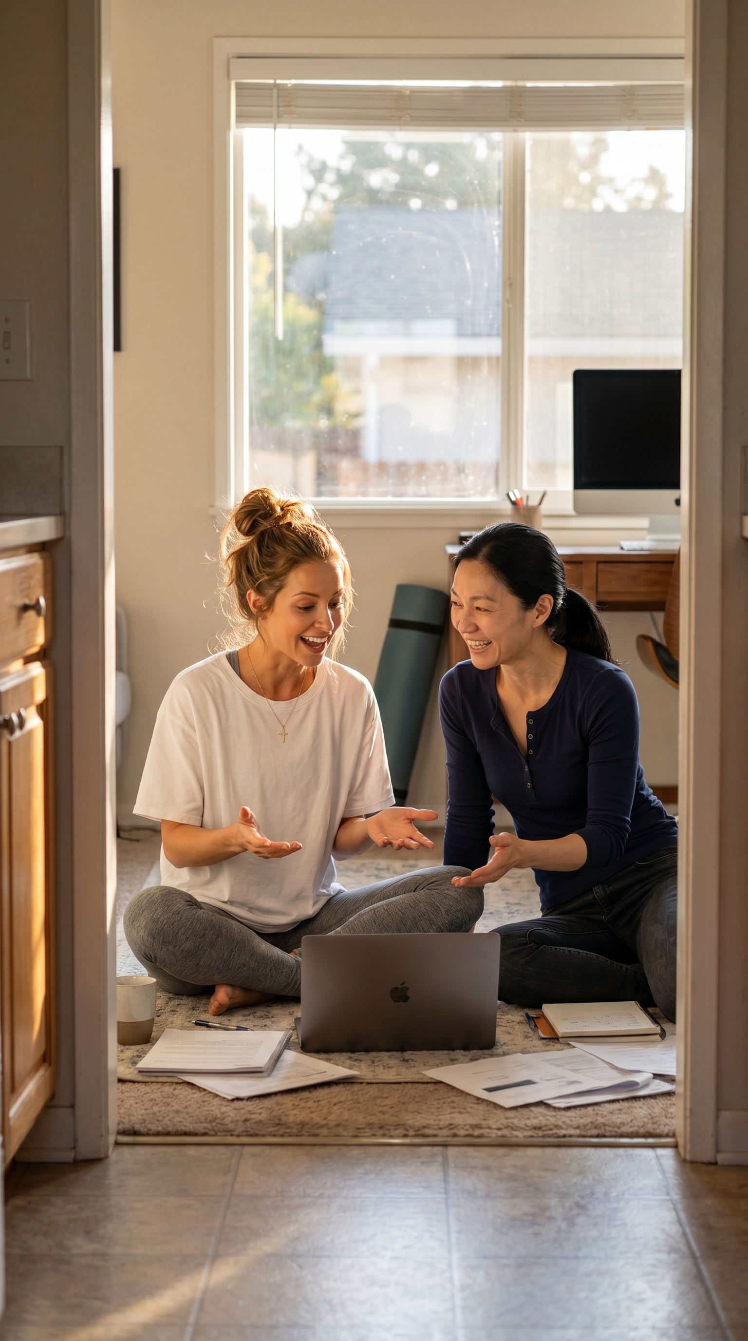 When your friend shows up with a laptop and changes your life