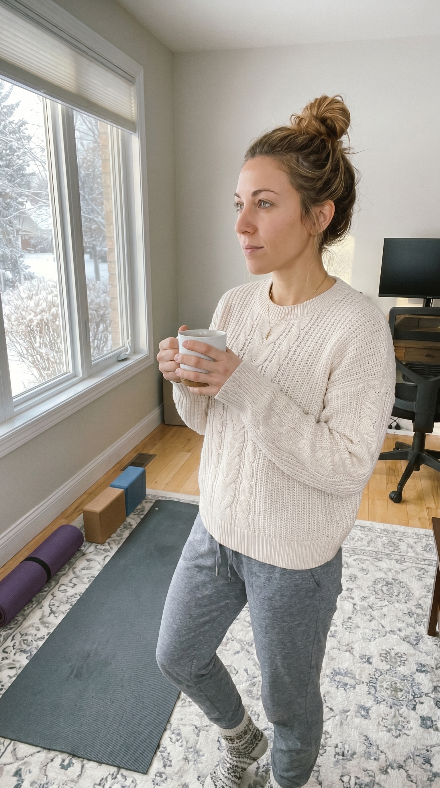 Coffee and cold contemplation