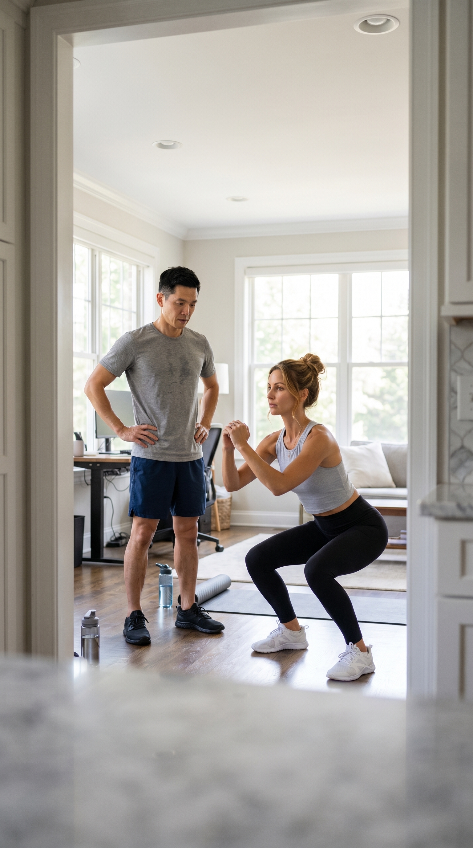 When your workout buddy needs intervention