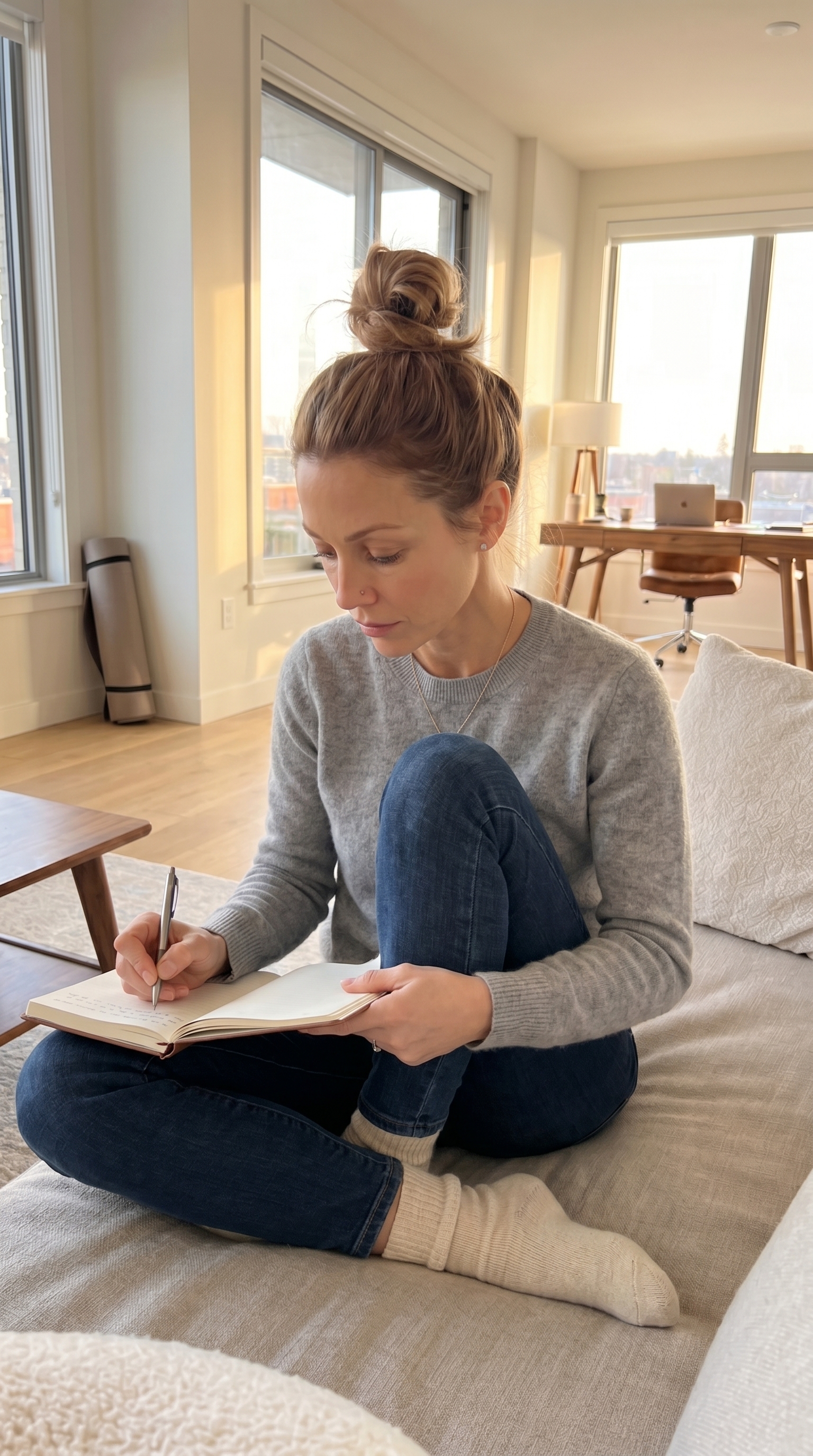 Processing the week through pen and paper