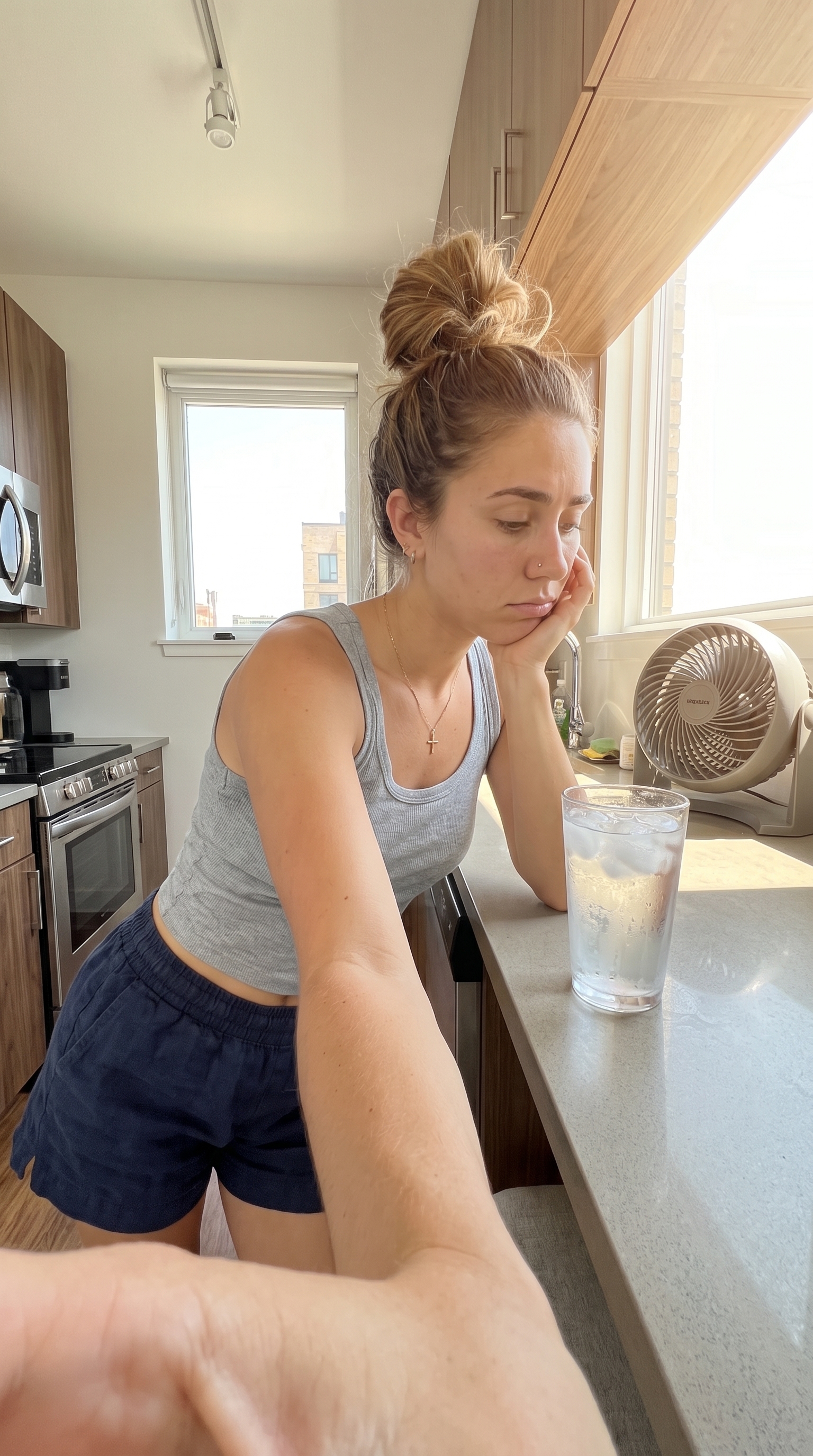 The ice melted faster than my will to function.