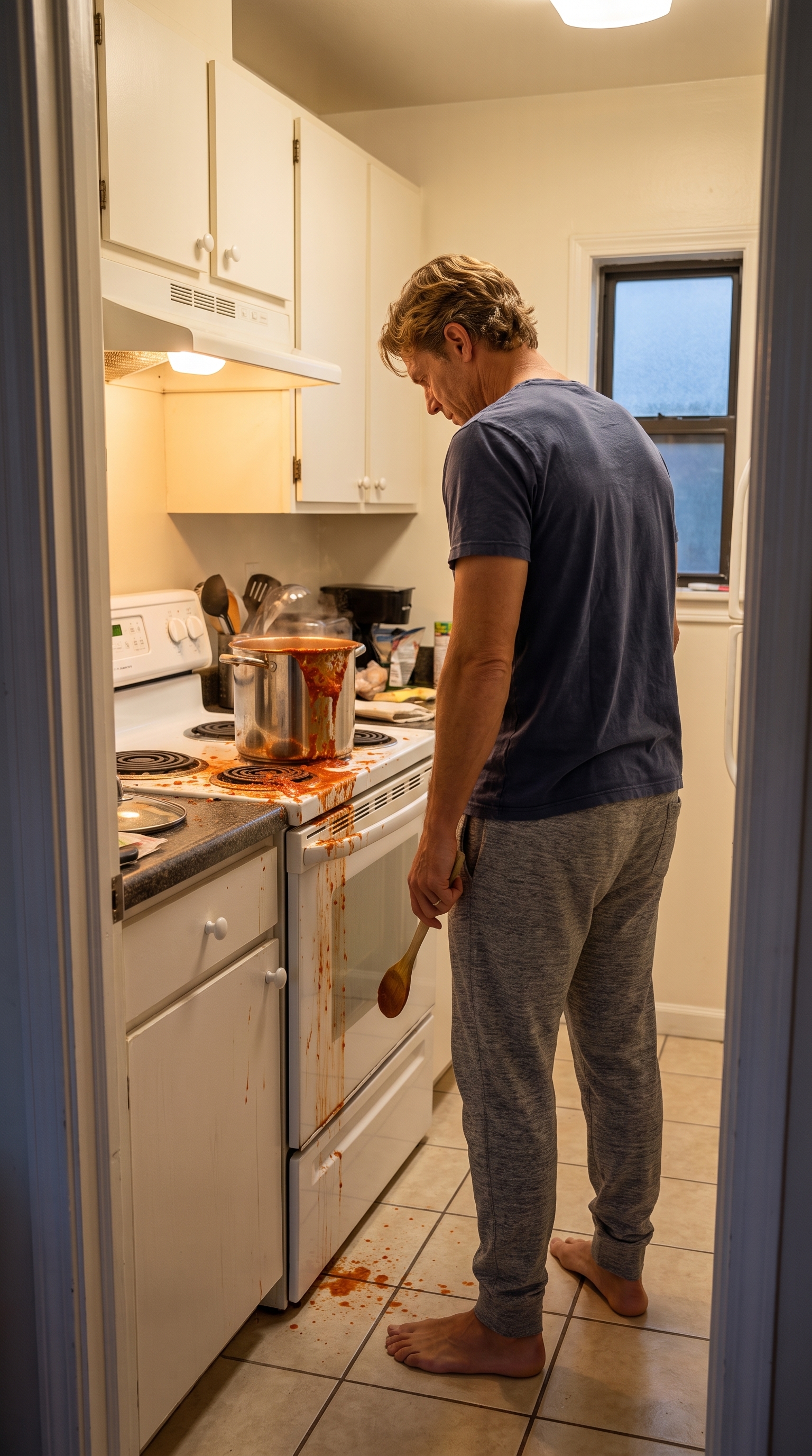 He read the recipe. Most of it.